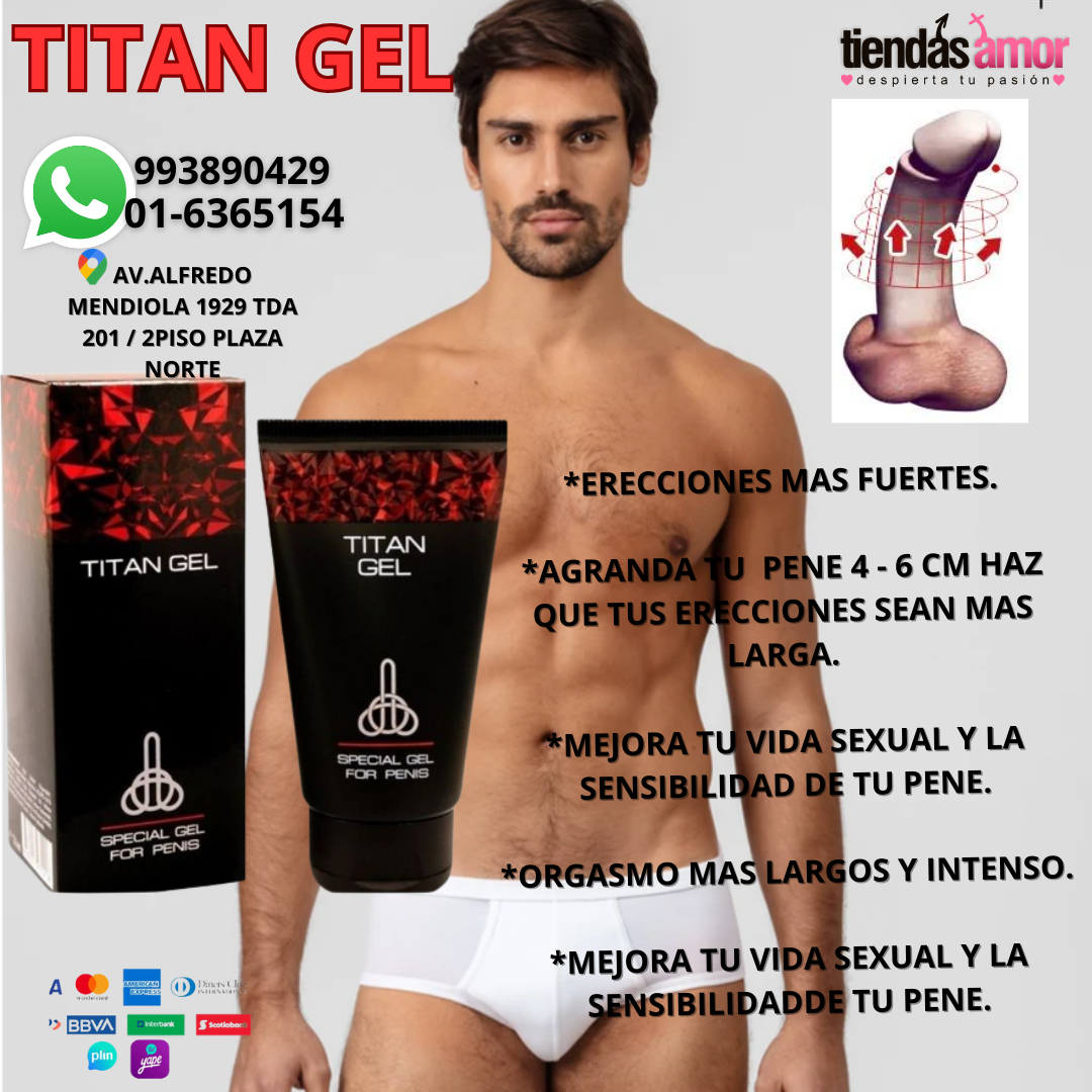 TITAN GEL AUMENTO DE PENE TIENDAS AMOR